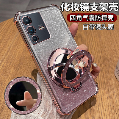 适用vivoS12手机壳vivo保护S12pro硅胶套V2162A带镜头膜全包防摔2163透明软壳por女新款vos支架vovis是高级感