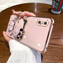 iPhoneX手机壳苹果XS保护iphone硅胶套XR全包xmax防摔max软壳xsxmax女ipx带镜子ip9支架iponex可爱8x卡通新款