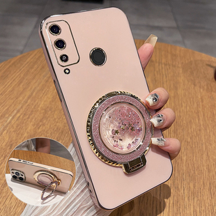 适用华为荣耀play4t手机壳piay4TPro保护硅胶套AKA一AL10全包AQM防摔honor软pro女送钢化膜tpor带支架ins流沙