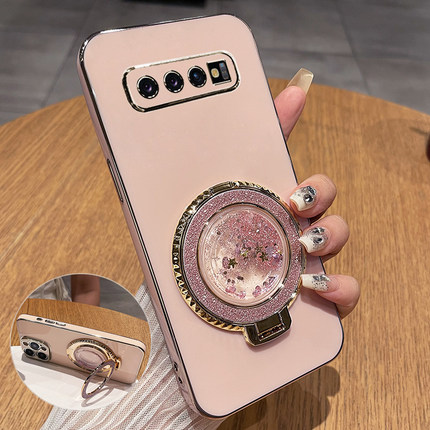 适用三星S10手机壳S10十保护硅胶套G9730全包smg防摔9750软壳s流沙galaxy新款plus女s1o带支架创意超薄原装高