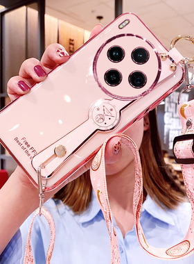 适用vivox300手机壳vivo腕带x300pro保护硅胶套V2509A斜挎挂绳vox全包防摔软vovix女por新款可背带老年人妈妈