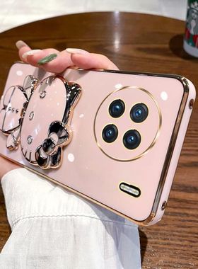 适用vivox90手机壳vivo保护x90pro硅胶套5G全包防摔vovix软壳vivix可爱vovox外壳p女9o十por带镜子支架905g创