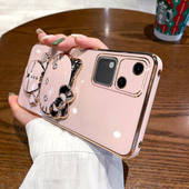 适用vivoS18手机壳vivo保护S18pro硅胶套V2323A全包vivis防摔vovos软壳vovis女por带镜子支架viv0可爱pr0曲屏