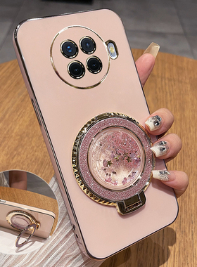 适用oppoace2手机壳oppo保护Ace2硅胶套5G镜头全包opace25g防摔PDHM00软壳0pp0女新款带支架超薄流沙挂绳网红