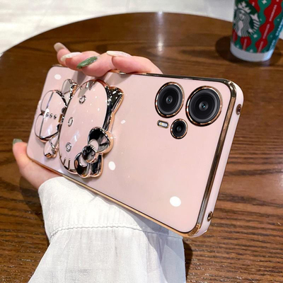适用于红米note12turbo手机壳小米noto12trubo保护硅胶套全包防摔软壳redminote可爱t创意redmi女镜子带支架n