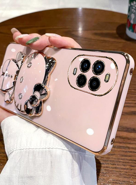 适用华为nova13手机壳nove13pro保护硅胶套BLK一AL80全包防摔MIS软壳00女note新款novo可爱卡通带镜子支架por