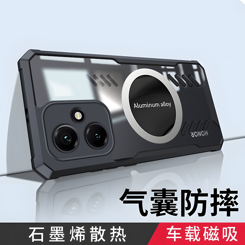 适用华为荣耀400手机壳honor400pro保护硅胶套DNN一AN00镜头全包DNP四角气囊防摔p透明软por男女新款散热磁吸