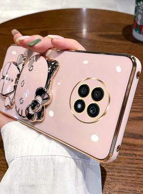 适用华为荣耀X20手机壳honorX20保护硅胶套5G全包NTN一AN20防摔软壳20x女NTNAN带镜子支架x205g外壳可爱X2O高