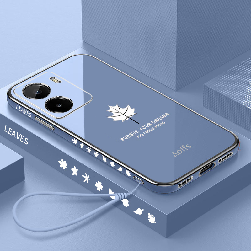 创意枫叶◆轻奢电镀◆孔位精准◆裸机手感