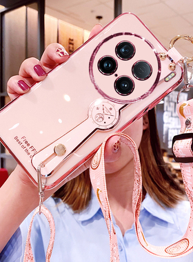 适用vivoX200手机壳vivo腕带X200s保护pro硅胶套promini斜挎挂绳全包防摔vovix软mini新款女vox可背带por迷你