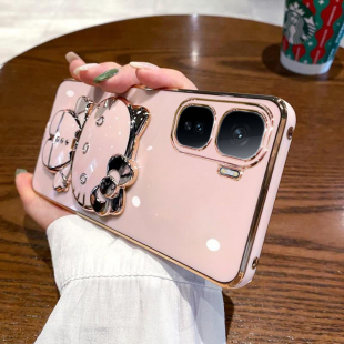 适用vivoiqooneo10手机壳iqooneo10pro十保护vivo硅胶套全包防摔软爱酷iqneo女iqoo带支架镜子neo新款可爱加