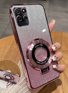 适用realmeV11手机壳真我V11s保护硅胶套RMX3121全包防摔oppo透明3122软壳s5g带支架V11男女v115g新款realme