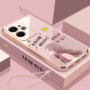 适用真我gt6手机壳realmeGT6保护硅胶套RMX3800镜头全包防摔5G软壳oppogt女TG6创意oppo个性可爱realme新款钢