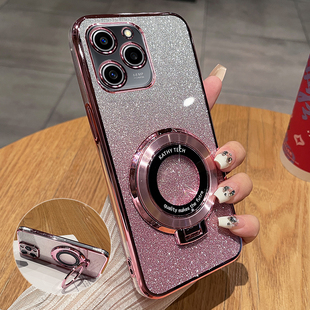 适用华为荣耀60se手机壳honor60es保护硅胶套全包防摔GIA一AN00透明软壳e高级感ANOO带支架男女GIAAN新款 曲屏