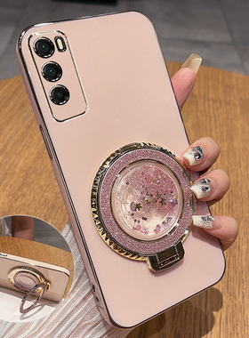 适用华为畅享20pro手机壳畅享Z保护畅想z5g硅胶套5G全包DVC一AN20防摔TN软壳女DVCAN00带支架流沙高级感ins风