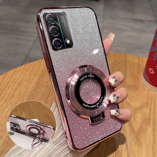 适用OPPOK9闪粉带支架保护套