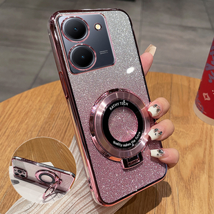 适用vivoy77t手机壳vivo保护y77t硅胶套5G全包防摔V2278A透明voviy软壳vovoy男女viviy带支架t5g新款丫viv0高