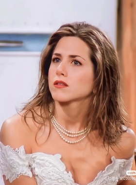 Vivi晏池|老友记瑞秋同款珍珠项链三层渐变塔链婚礼晚宴气质百搭