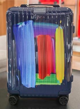 德国R家Essential加厚限量涂鸦款彩绘拉链21寸拉杆箱情侣登机箱