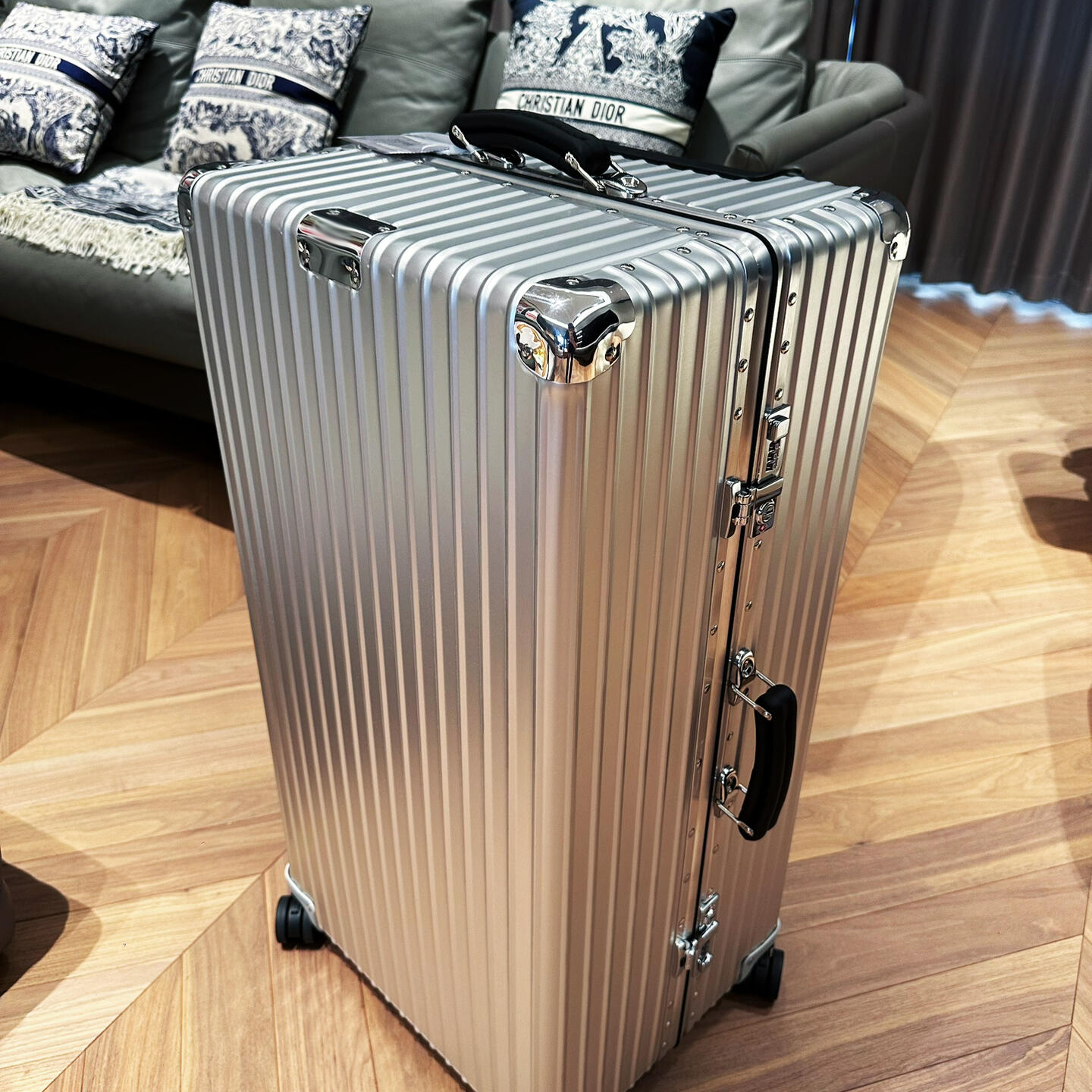 德国R家 CLASSIC复古系列Trunk铝镁合金行李箱拉杆箱大容量托运箱