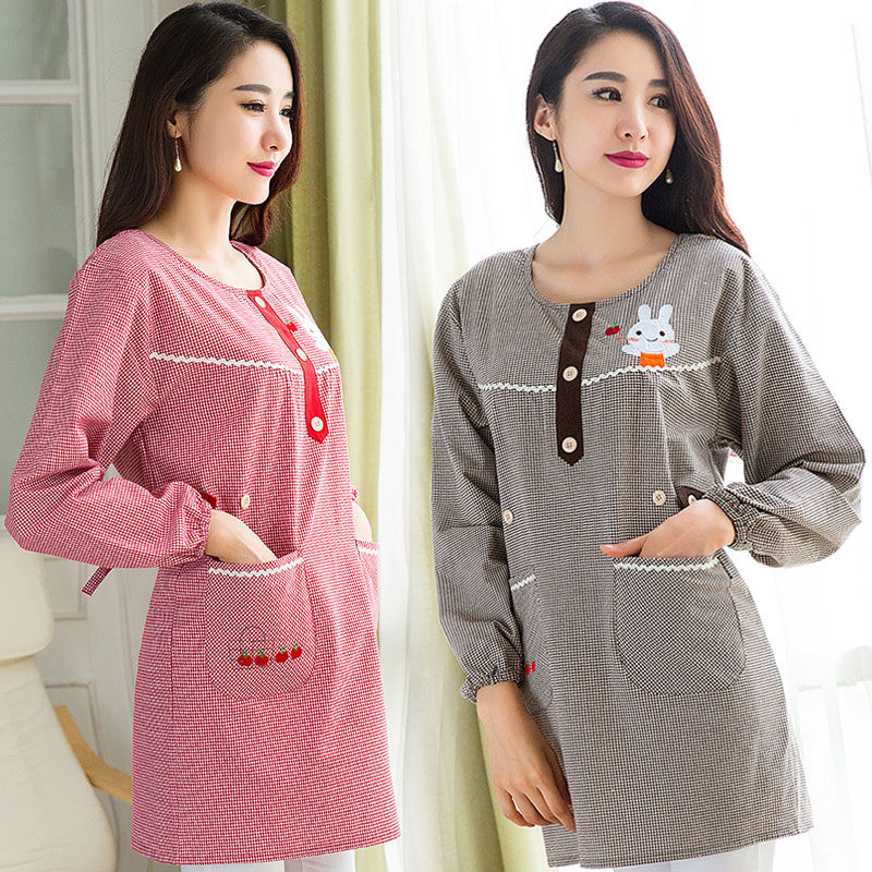 厨房做饭衣服女家全身炒菜围裙
