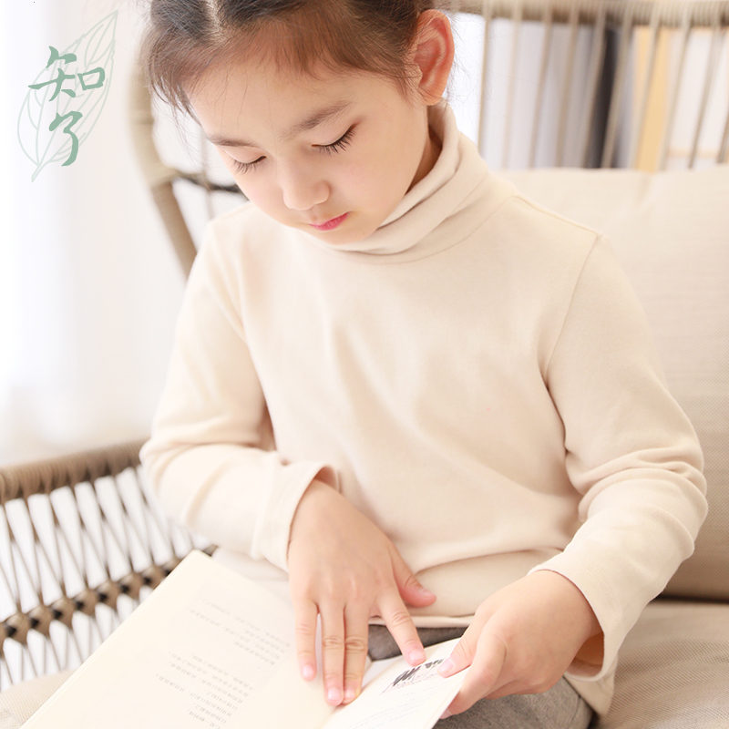 知了童装秋冬高领毛衫男童女童