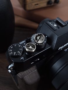 富士山樱花快门按钮 铜尼康zf相机键帽 适配徕卡m6M10富士xt5按钮