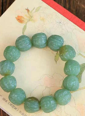 碧玉手串女款玉石手链