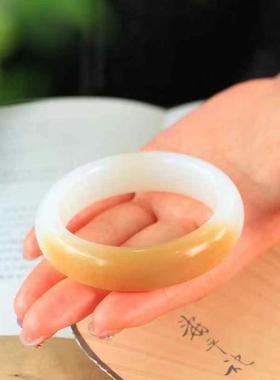 带证书天然和田玉正圈口女款