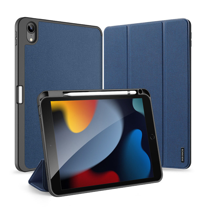 适用于iPad保护套2025带笔槽 Pro11英寸苹果平板mini67壳防摔休眠皮套ipad678910air5布纹9.7/10.2/10.5/10.9