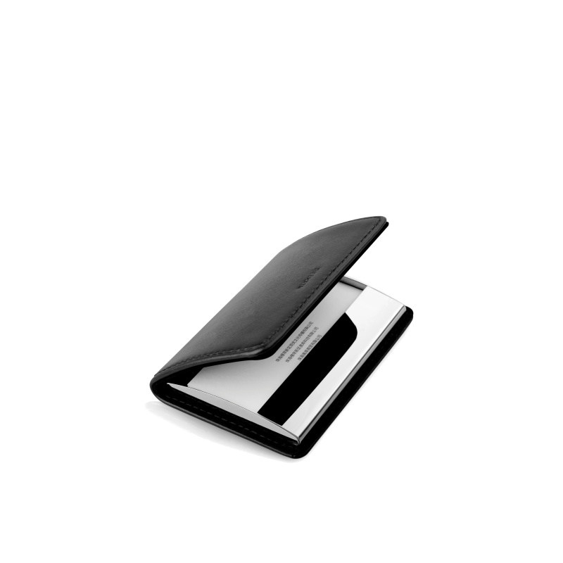 INJOYLIFE男女真皮名片盒 創意商務金屬名片夾 簡約黑白時尚卡盒在類目 箱包皮具/熱銷女包/男包, 卡包中 - 來自Buy2taobao.com提供專業的淘寶代購服務