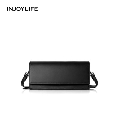 INJOYLIFE风琴包女2023新款小众设计腋下手提包复古单肩斜挎包