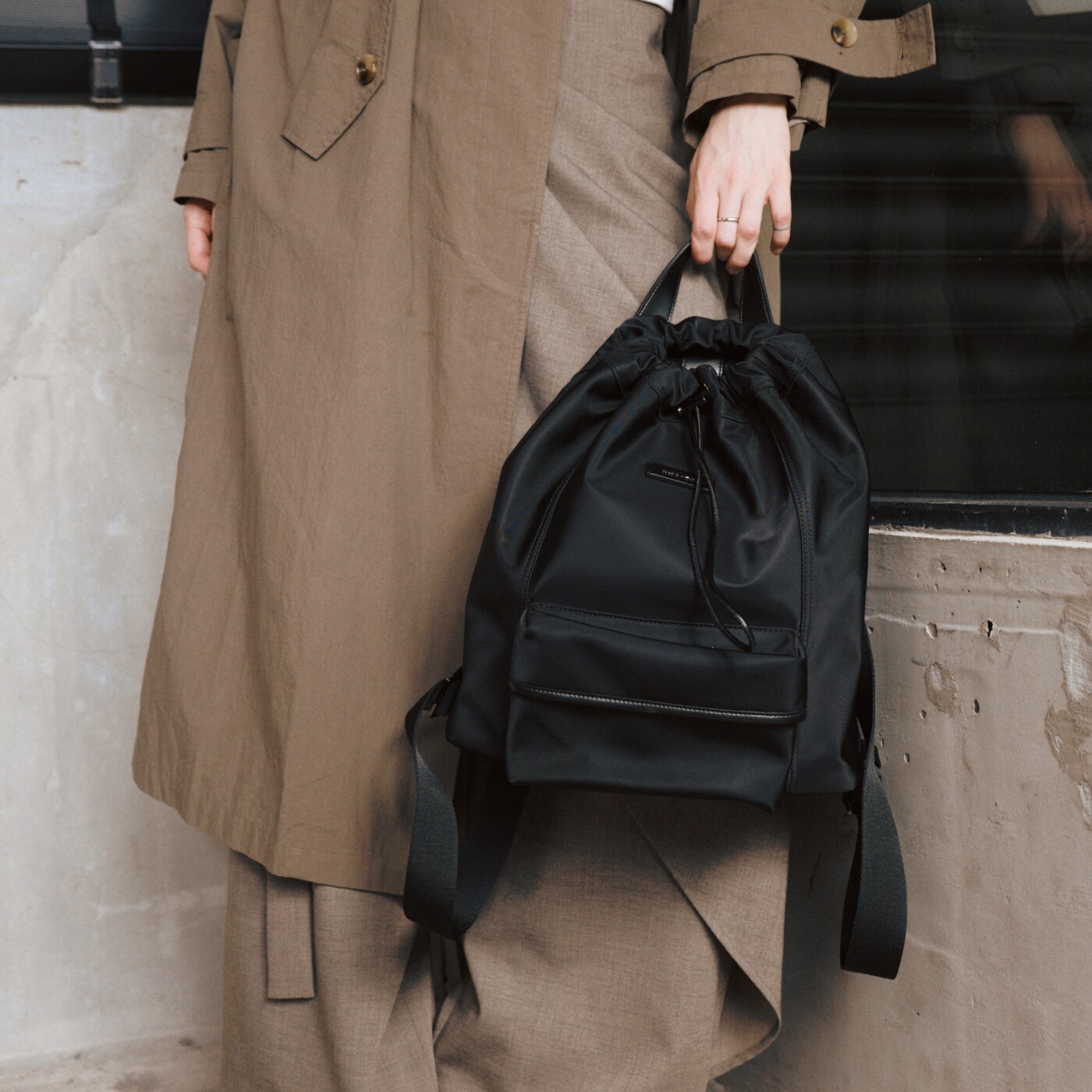 INJOYLIFE轻量气囊背包束口袋轻便旅行通勤背包 大容量电脑包耐磨,箱包皮具/热销女包/男包,双肩背包,淘宝优惠券,粉丝福利购,淘宝优惠卷