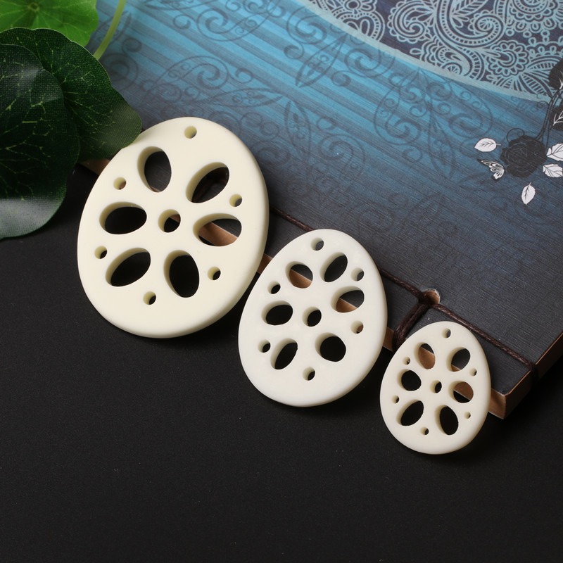 树脂莲藕片 仿真蔬菜藕片配件 手机挂件 钥匙挂饰 包包挂饰配件