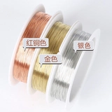 Медные шелковые нитки с бантиком ручной работы, DIY