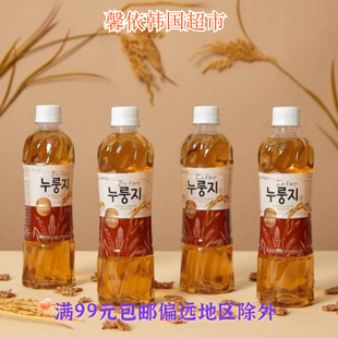 韩国进口Woongjin熊津五谷锅巴茶饮料500ml风味饮料500ml瓶