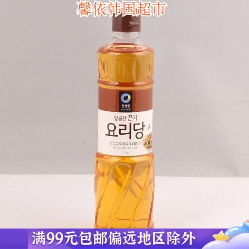 韩国进口食品 清净园料理糖稀 700g瓶装