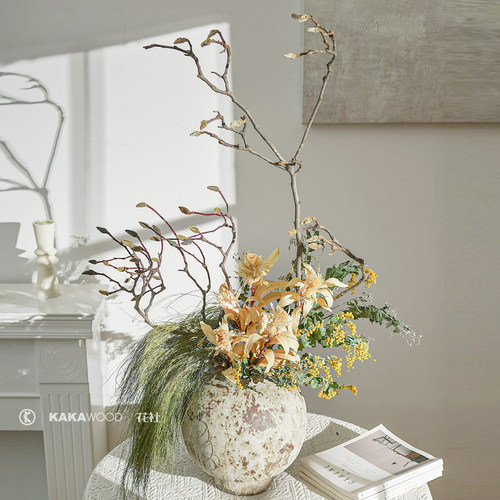 银叶合欢公主套装插花神器花艺