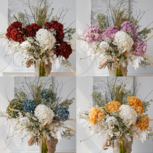 四级绣球雏菊米花套装天然手工创意插花客厅室内家居装饰花艺软装