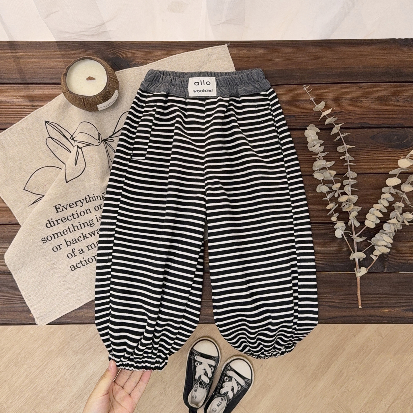 男童运动裤宝宝条纹裤子儿童长裤