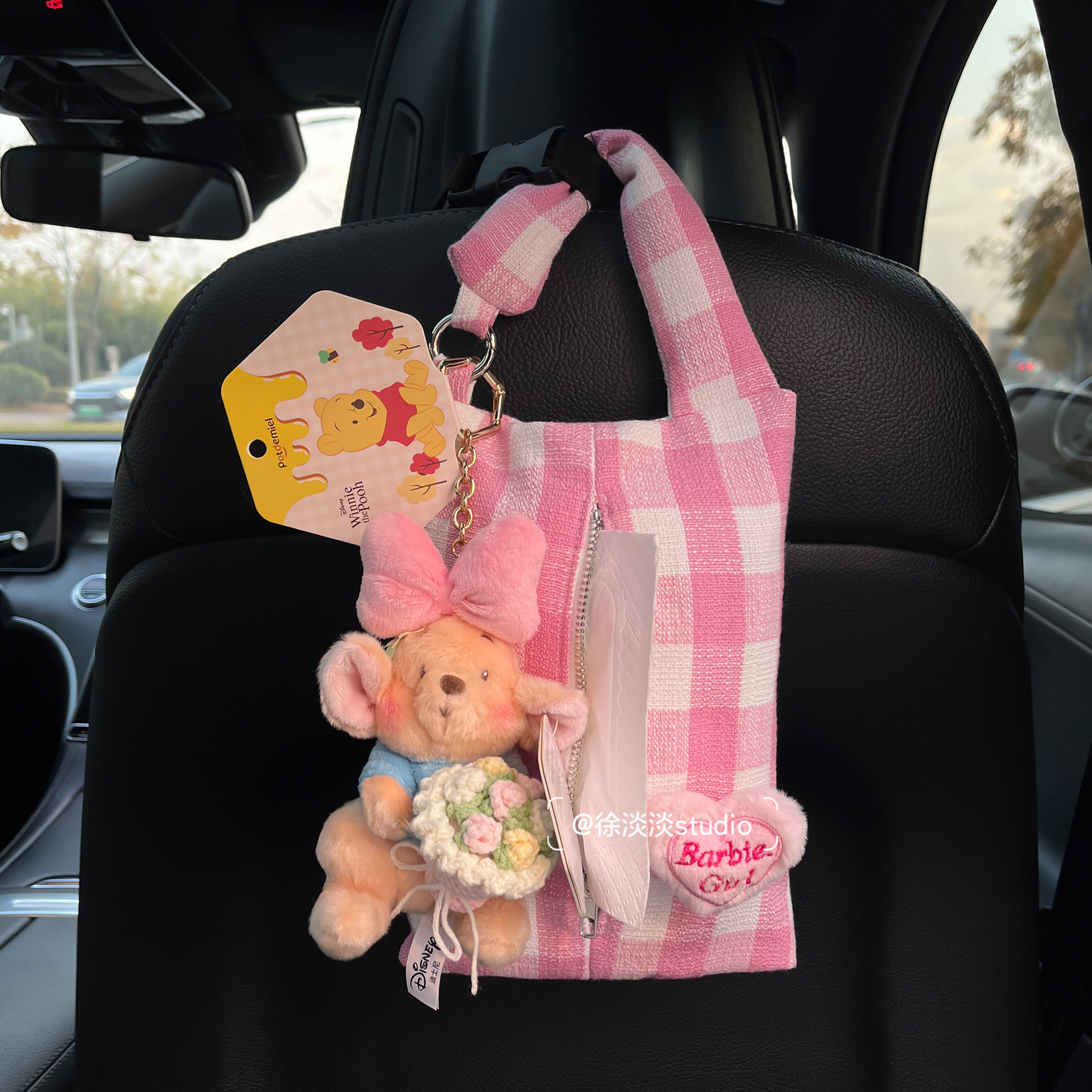 正版迪士尼小豆车载纸巾盒爱毛绒汽车抽纸盒内饰公仔送新车礼物,汽车用品/电子/清洗/改装,车用纸巾盒/套,淘宝优惠券,粉丝福利购,淘宝优惠卷