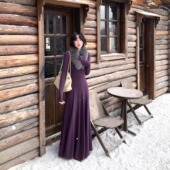 优雅挂脖绑带长款 酒午自制12 连衣裙 95折 垂衿揽月 20点新品