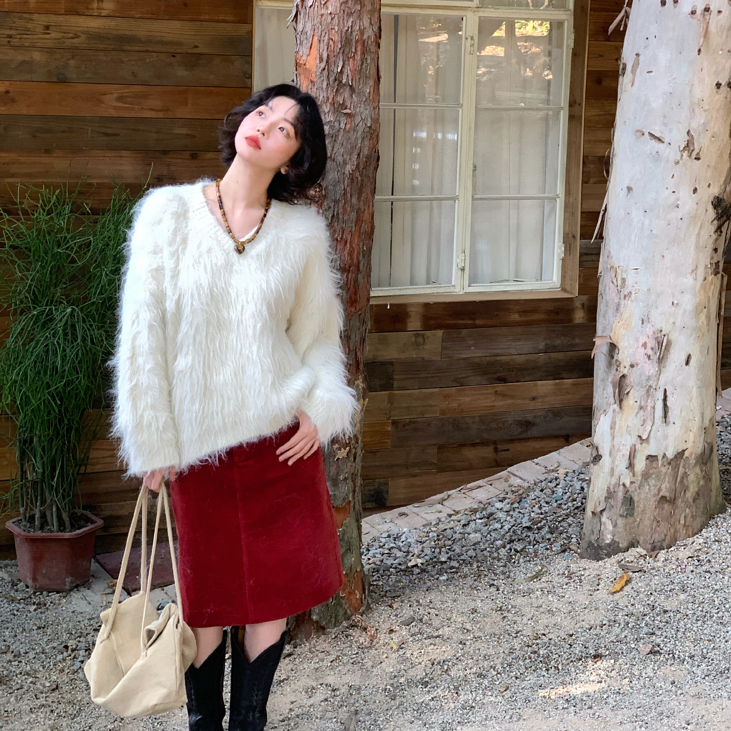 酒午12/26 20点新品95折冬季优雅复古灯芯绒半身裙高腰显瘦包臀裙