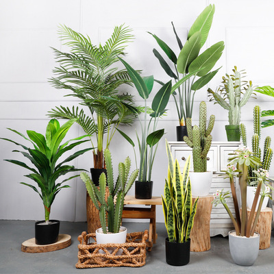 仿真绿植仿真植物 室内仿真树仿真散尾葵旅人蕉绿植盆栽