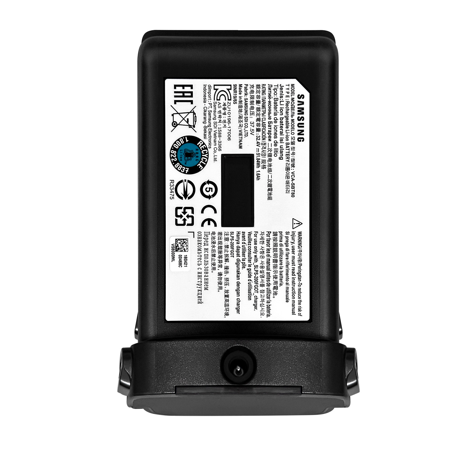 全新三星VCA-SBT80 Power Stick Pro VS8000 VS8000ML 吸尘器电池