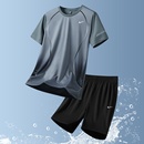 透气速干短袖 耐克顿运动套装 薄款 夏季 炫酷一套跑步健身训练服 男士