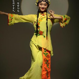桃李杯春闺梦演出服戏曲剧目艺考女花旦中国风扇子舞古典秧歌舞蹈