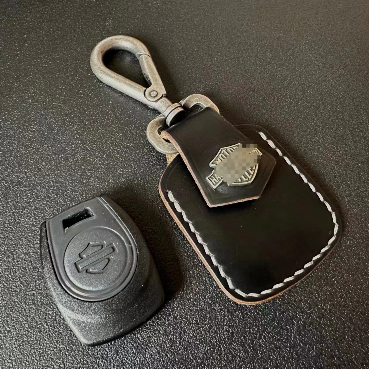 美国霍尔文复古牛皮茶芯