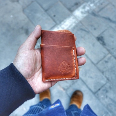 茶芯美式复古卡包公交卡