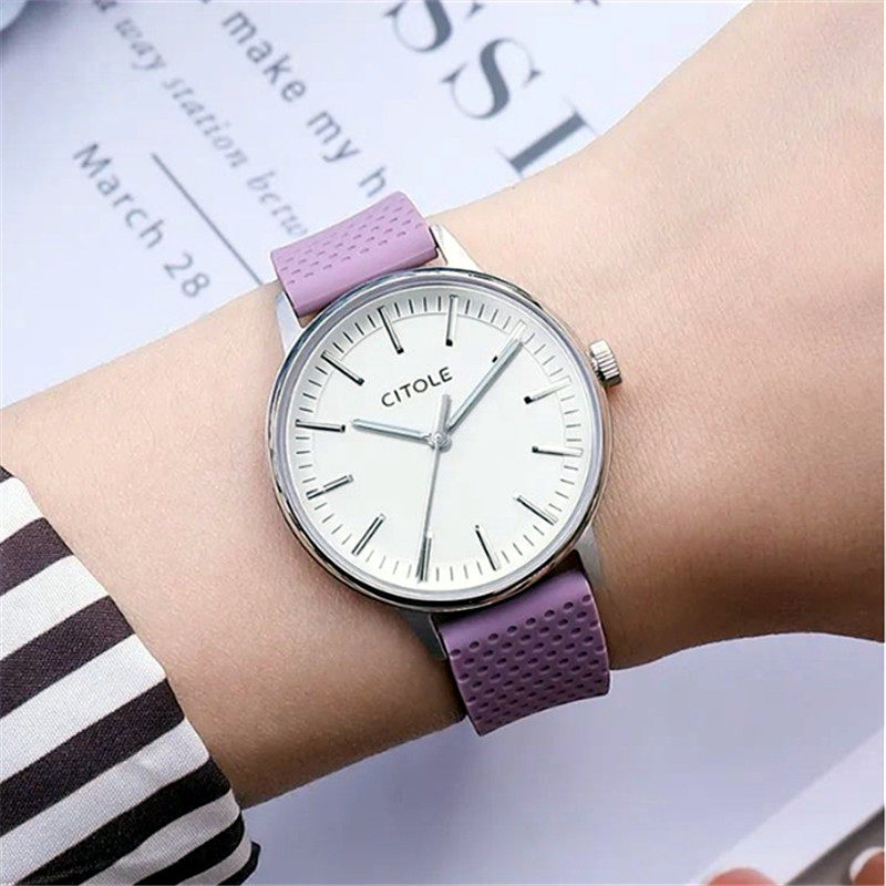 西腾简约休闲女石英手表防水
